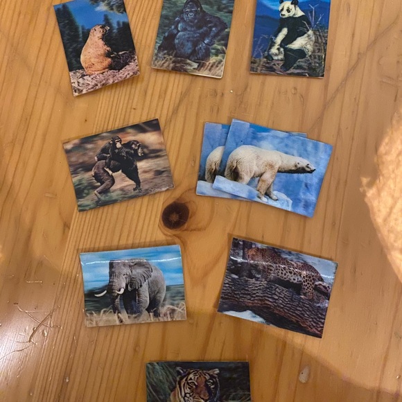 Vintage 70’s Crackerjack 3D Lenticular Animal Card Set in Wallet - 17 of 18! - Picture 4 of 7